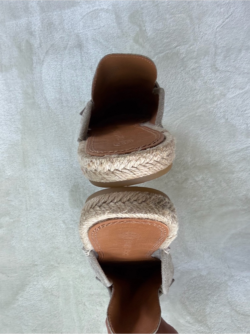 Tory Burch Suede Espadrille Mules / Slides - Picture 9 of 9